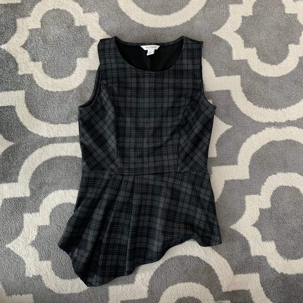 WHBM peplum top